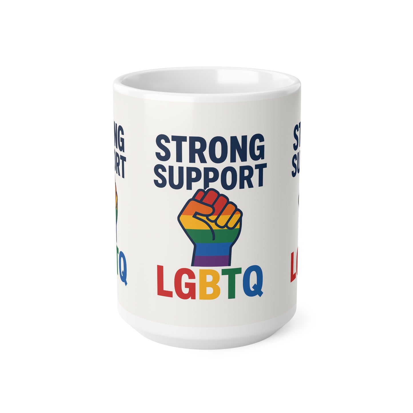 Pride LGBTQ + Ceramic Coffee Mug - Customize Your Favorite Drinkware, Unique Gift for Coffee Lovers, Home Office Essentials, Tea Cups