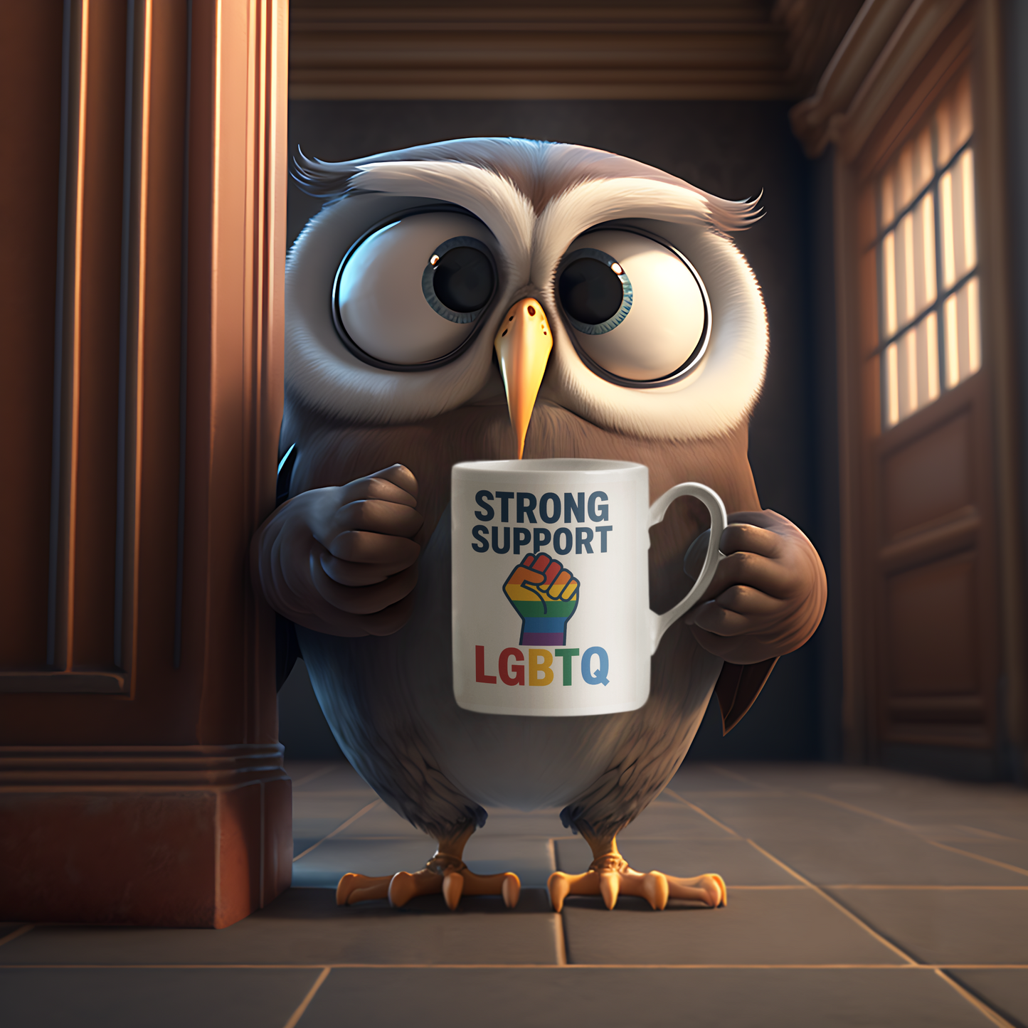 Pride LGBTQ + Ceramic Coffee Mug - Customize Your Favorite Drinkware, Unique Gift for Coffee Lovers, Home Office Essentials, Tea Cups
