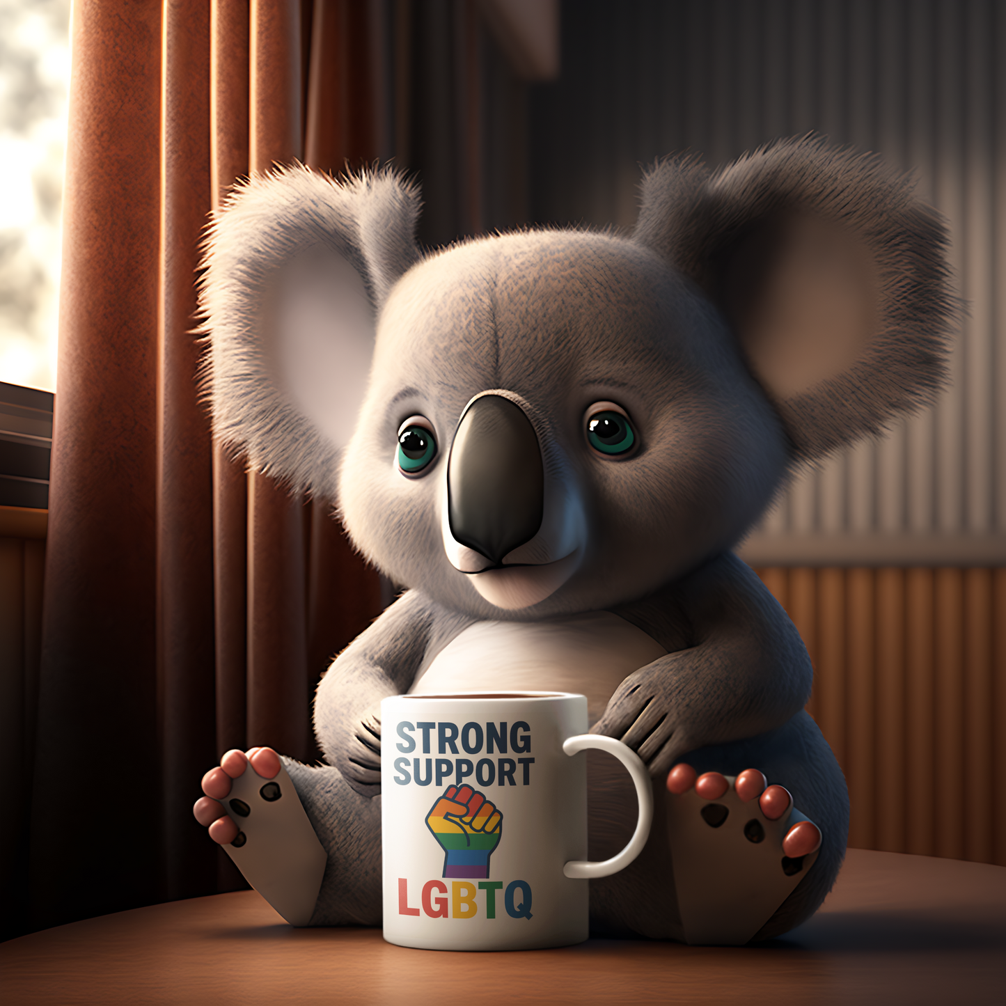 Pride LGBTQ + Ceramic Coffee Mug - Customize Your Favorite Drinkware, Unique Gift for Coffee Lovers, Home Office Essentials, Tea Cups