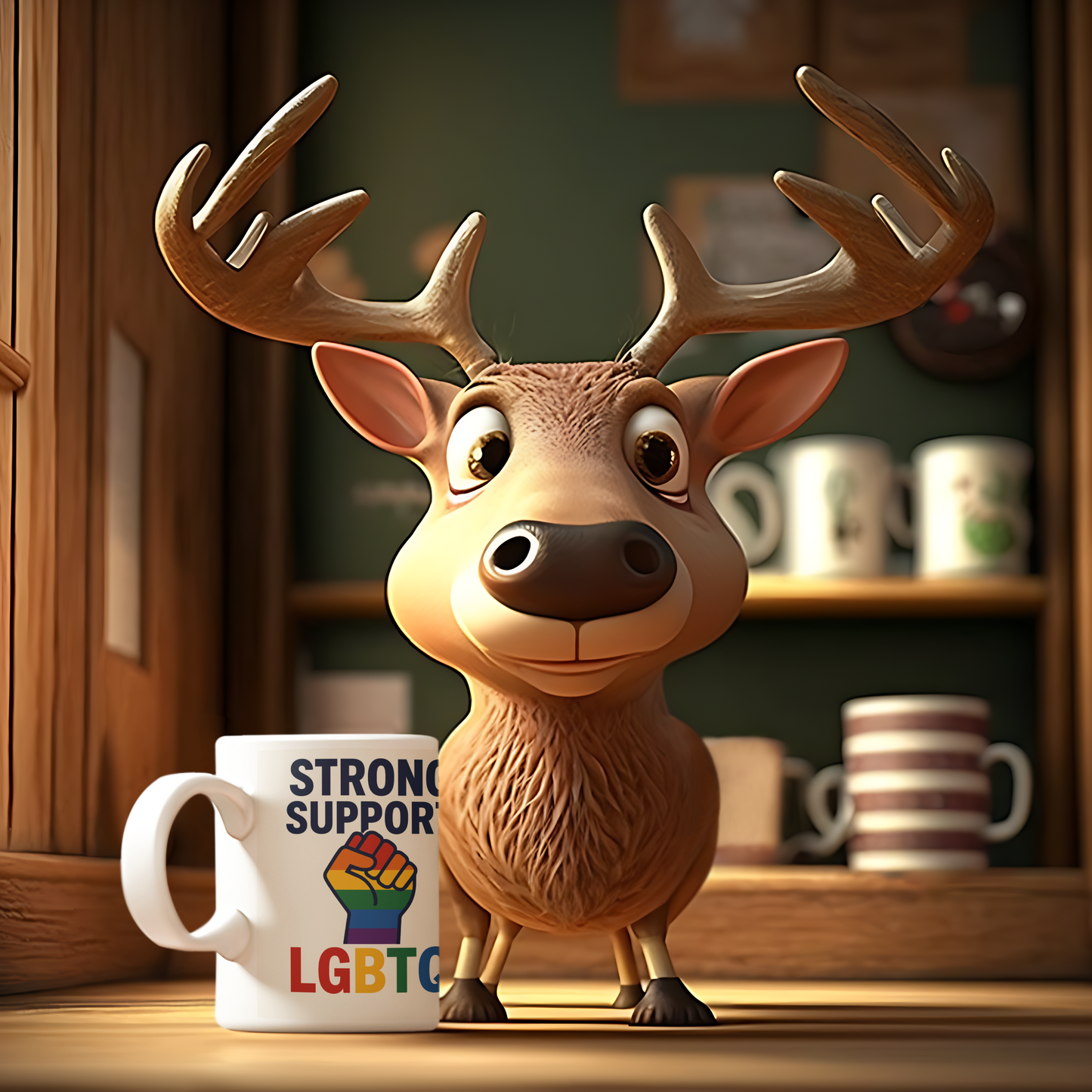 Pride LGBTQ + Ceramic Coffee Mug - Customize Your Favorite Drinkware, Unique Gift for Coffee Lovers, Home Office Essentials, Tea Cups